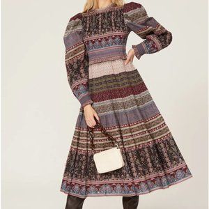 Sea New York Multicolor Patterned Maxi Dress